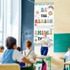 Boho Rainbow Classroom Door Cover Decoration Set Welcome Banner Wall Door Colorful Classroom Decorations for Kindergarten Preschool Elementary Middle