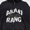 Unisex Streetwear Baumwoll-Hoodie Mit ARIRANG Stickerei Gewaschener Vintage-Stil Jugend Fans