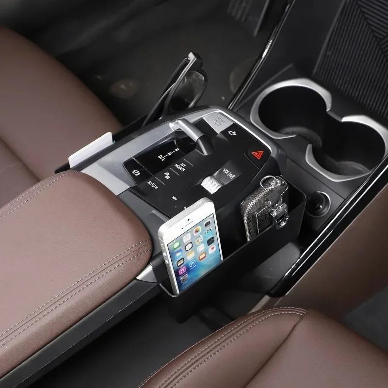 For BMW X1 U11 -2026 ABS Black Car Center Console Gear Shift Panel Side Storage Box Organizer Tray Interior Car Accessories