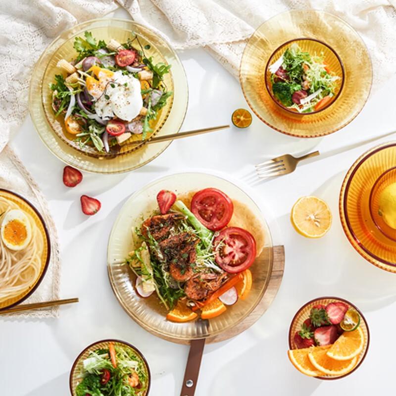 Snapware Crystal Series 10-Piece Heat-Resistant Glass Tableware Set