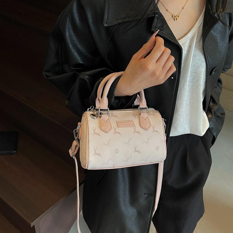 Versatile Hand Carry Small Bag Women's New Fashion Printed Pillow Bag Simple Commuter Shoulder Messenger Bag