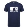 Firefighter Gift T-Shirt For Unisex Fireman Summer Short Sleeve O Neck Cotton Humor T Shirt Man Clothing Camisetas Funny Tshirt