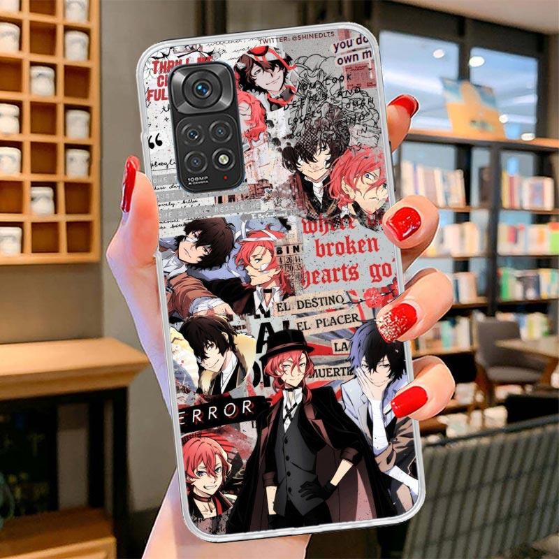 Bungo Stray Dogs Poster Anime Cover Phone Case For Xiaomi Redmi Note 15 14 13 12 11 10 Pro Plus 14S 12S 11S 11T 11E 10S Soft Fun