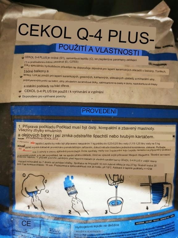 Hydrogel Tile Adhesive Q4 Plus