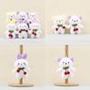 Plush Cherry Rabbit Toy Pp Cotton Stuffed Animal Keychain For Kids Gift