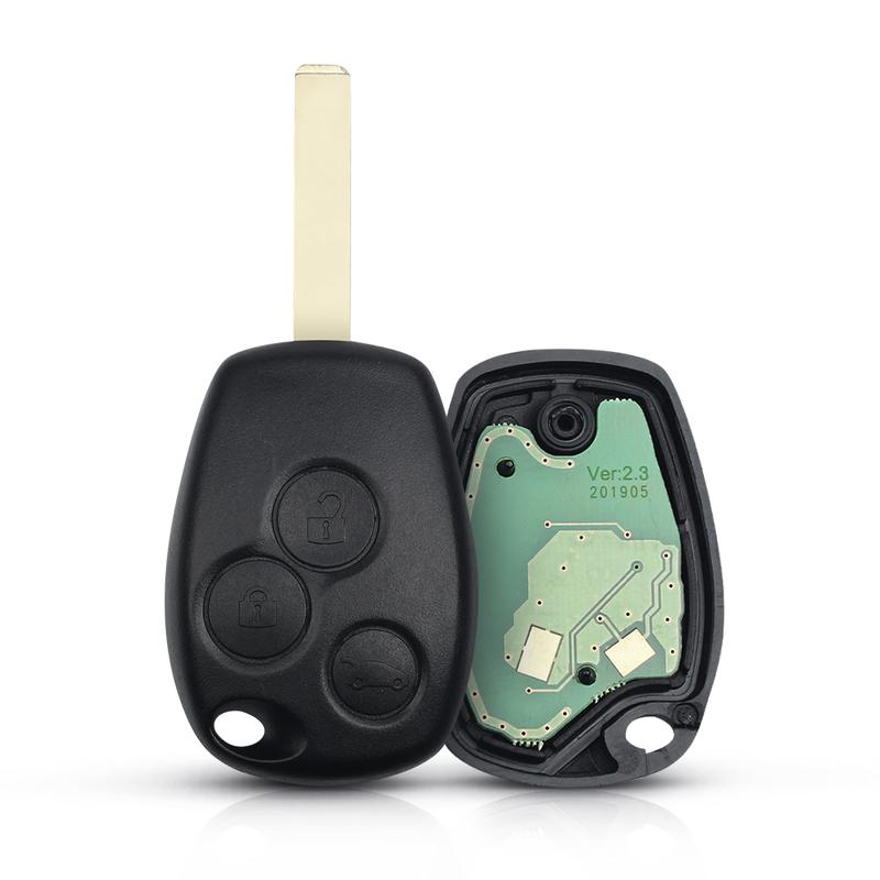 KEYYOU 2 3 Buttons Remote Key For Renault Duster Modus Clio 3 Twingo DACIA Logan Sandero Kangoo 433MHz PCF7947 Chip Fob Car Key