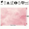 2D Pink Watercolor Backdrop, Large 230x180cm, for Baby Shower, Birthday Party & Wedding Photo Shoot