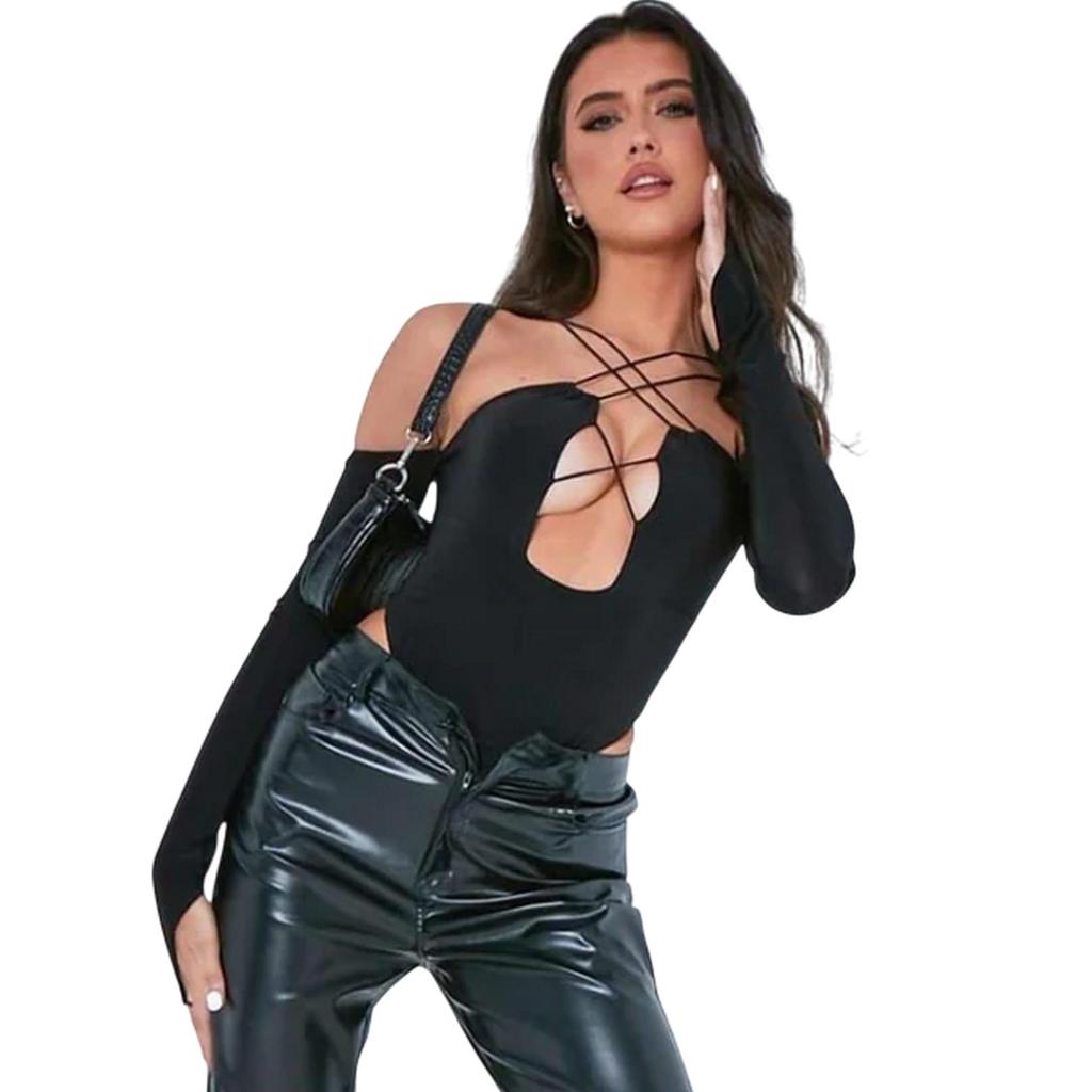 Missy Empire Womens/Ladies Crossover Bodysuit
