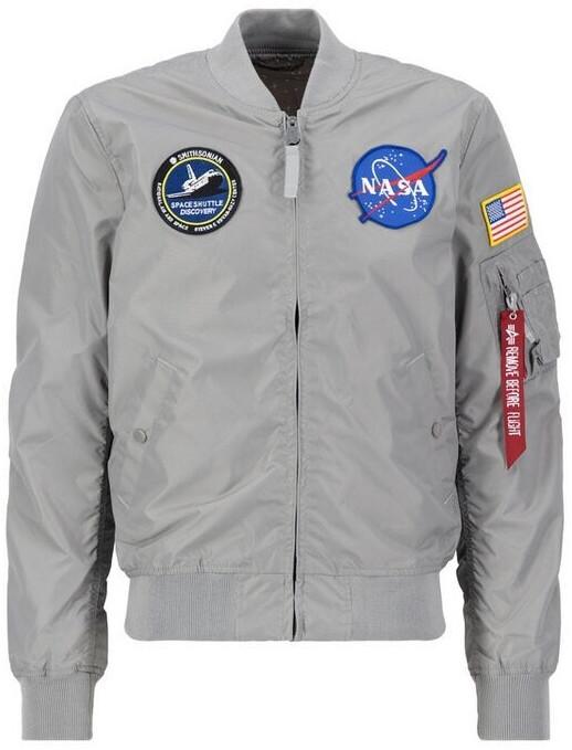 Winter Jacket Alpha Industries MA-1 TT NASA Reversible (186101) Silver