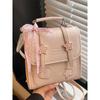 Schoolbag Small Fresh Backpack Women's 1011 New Foreign Style Versatile Texture Shoulder Bag Large Capacity Fashion Commuter Messenger Bag