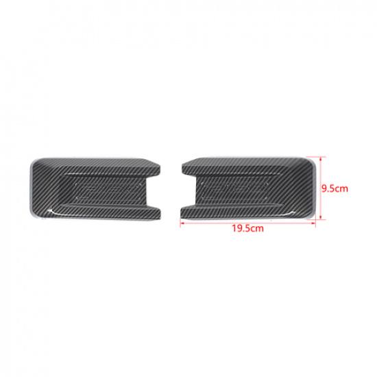 Capac Trim Ornament Grilă Far Bumper Față Pentru Ford F150 2015+ Fibră de Carbon