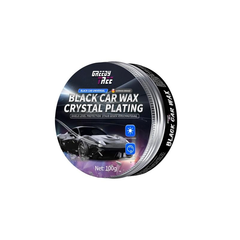 Black Automotive Wax - Polished, Waterproof, Protective Wax for Paint, Metal and Plastic Surfaces - Easy To Apply Liquid Wax