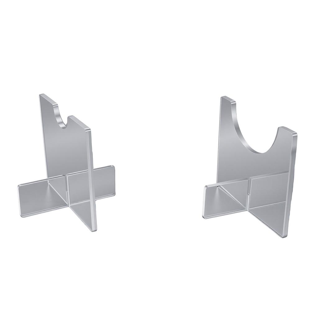 2 Pack Acrylic Display Stand Baseball Bat Holder Mini Vertical Storage Tube Shelf for Home Office Decor