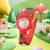 Cute cartoon dinosaur color pointer scale quartz watch, suitable for Christmas Halloween gifts, a variety of colors optional