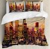 New York City Golden Arches Bridge 3D Print Bedding Set Cozy Duvet Cover King Queen Twin Single Size Birthday Gift Bedroom Decor