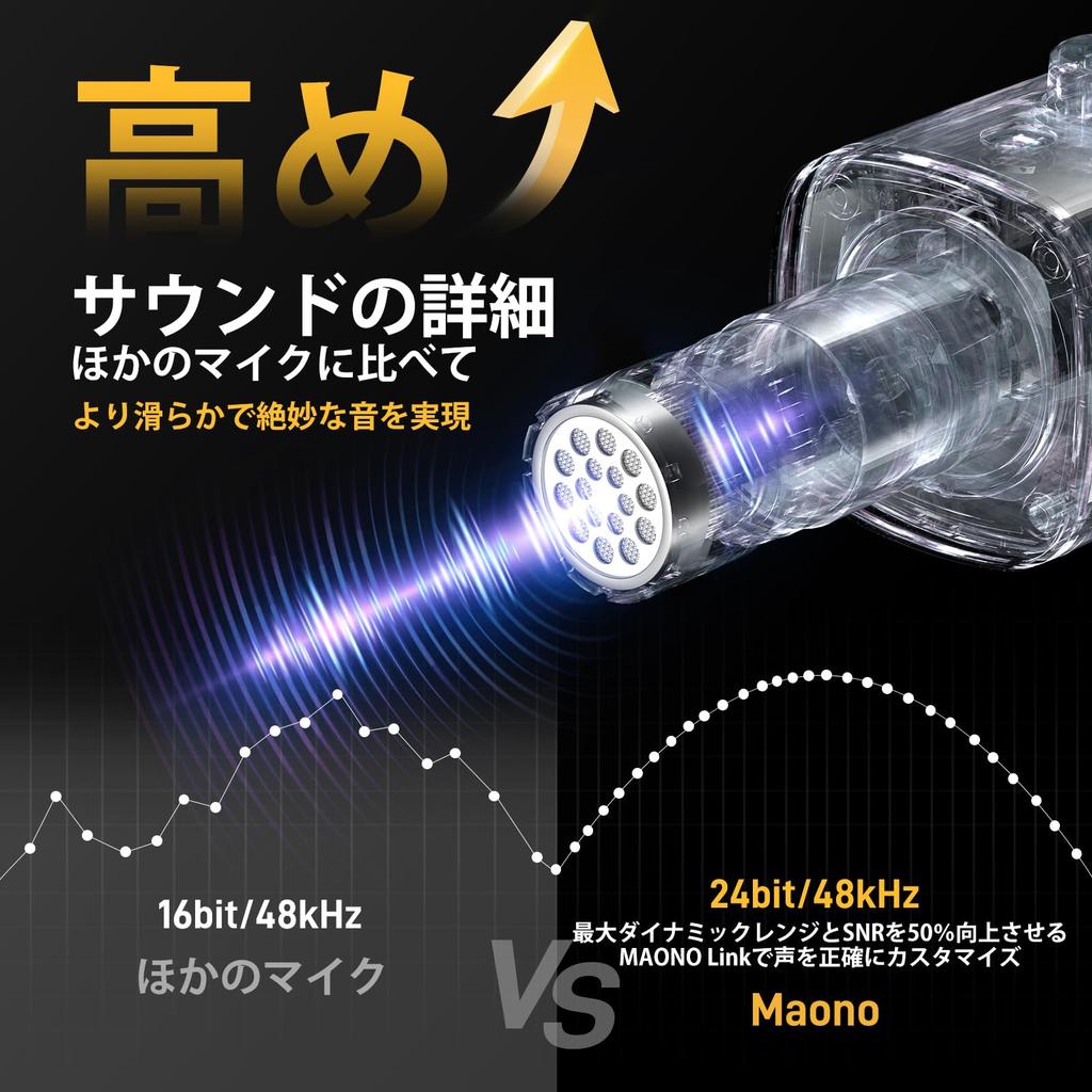 MAONO PD100X Gaming Microphone, PC Microphone, USBXLR Compatible, Dynamic Microphone, Dedicated Software, Mute Button, Volume Control, Earphone