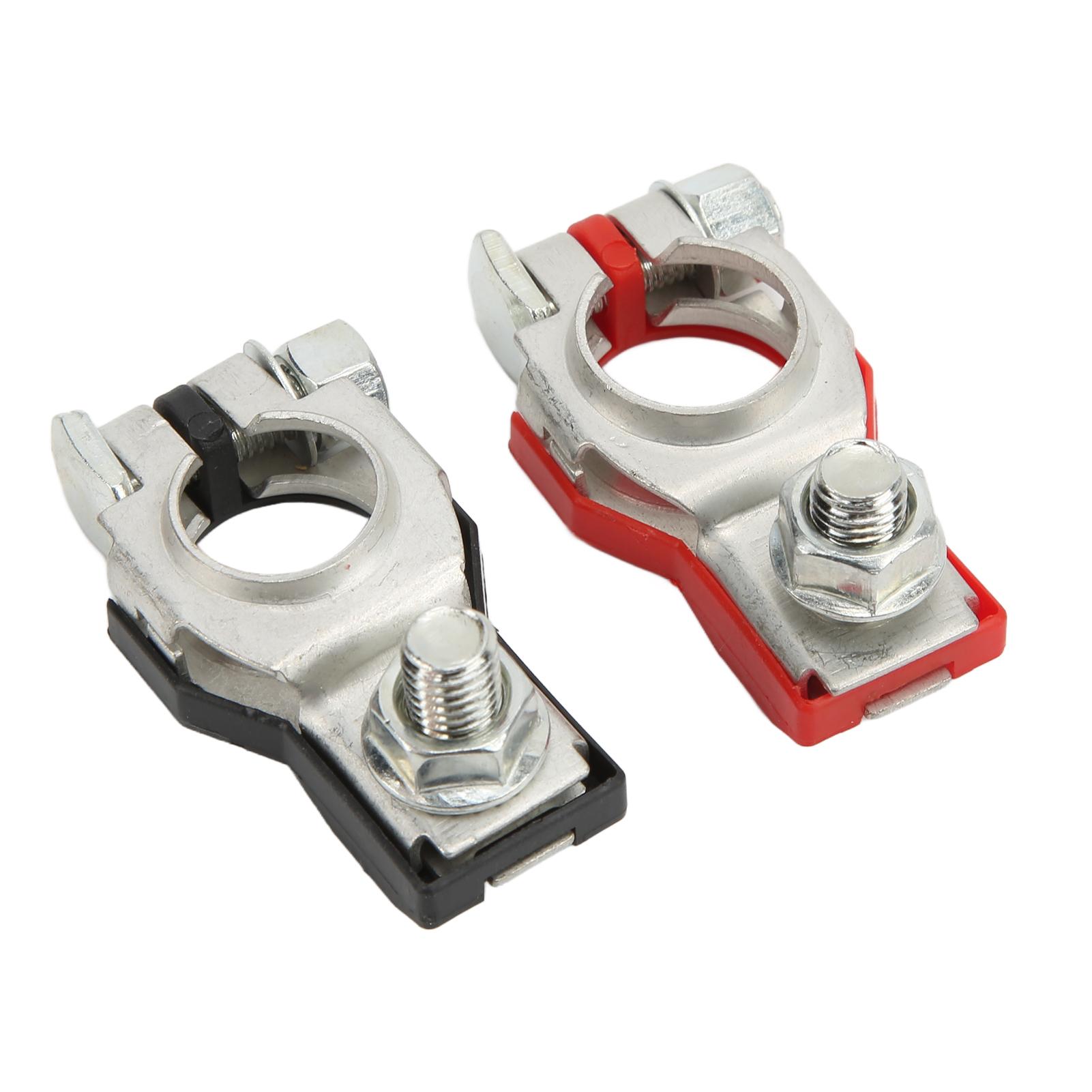 Positive Negative Battery Terminals Car Cable Connector Clamp Replacement for GM 92199462 Metal