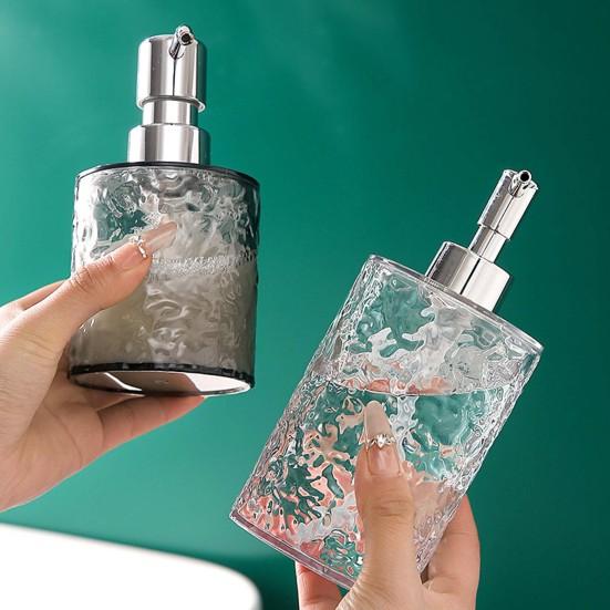 300/400ML Ripple Liquid Soap Dispenser Shampoo Body Hand Wash Shower Gel
