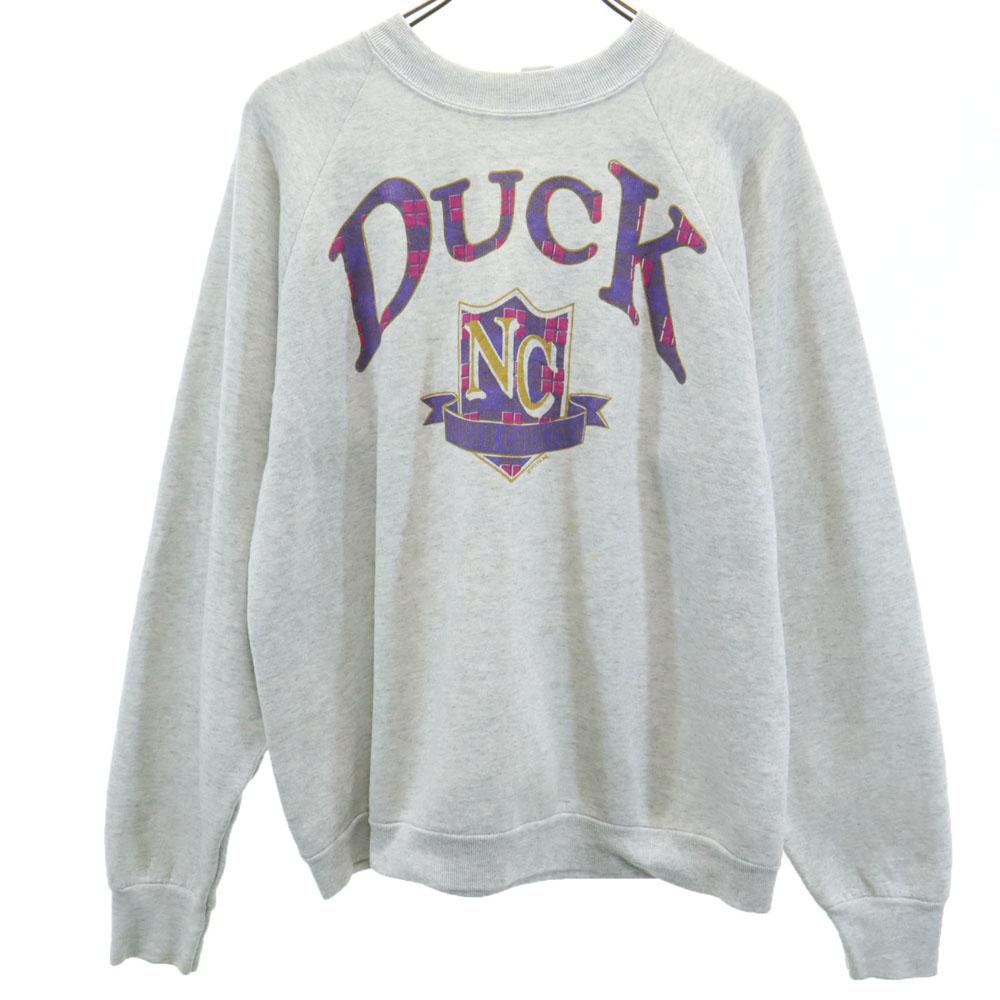 FRUIT OF THE LOOM 90s Made in USA Old Long sleeve sweat trainer Men s Used 7526₽