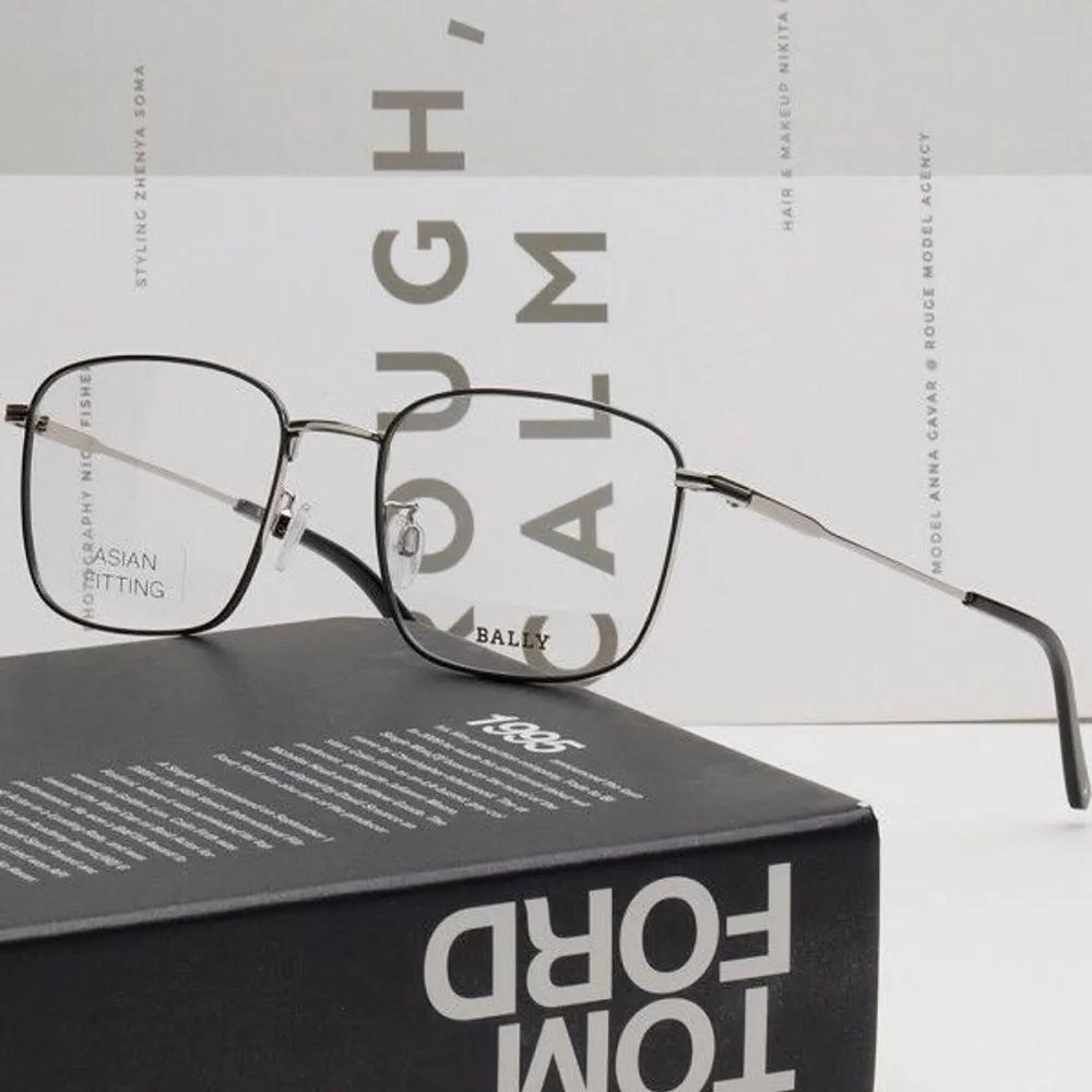 [Bally] Eyeglass Frames BY5039D 005 Lightweight Square Metal Frames