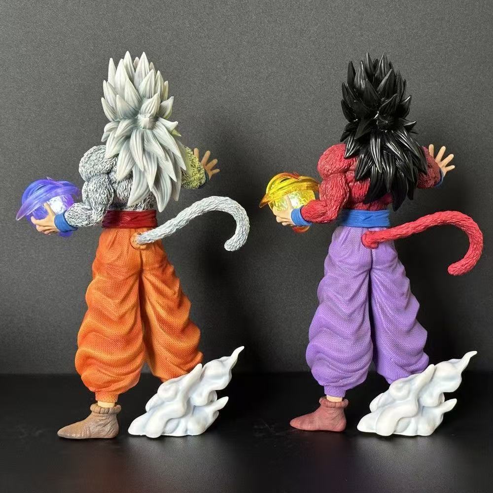 28CM Anime Dragon Ball Z Figure SSJ4 Gohan Action Figure luminous Sphere PVC Collection Model Toys Gifts