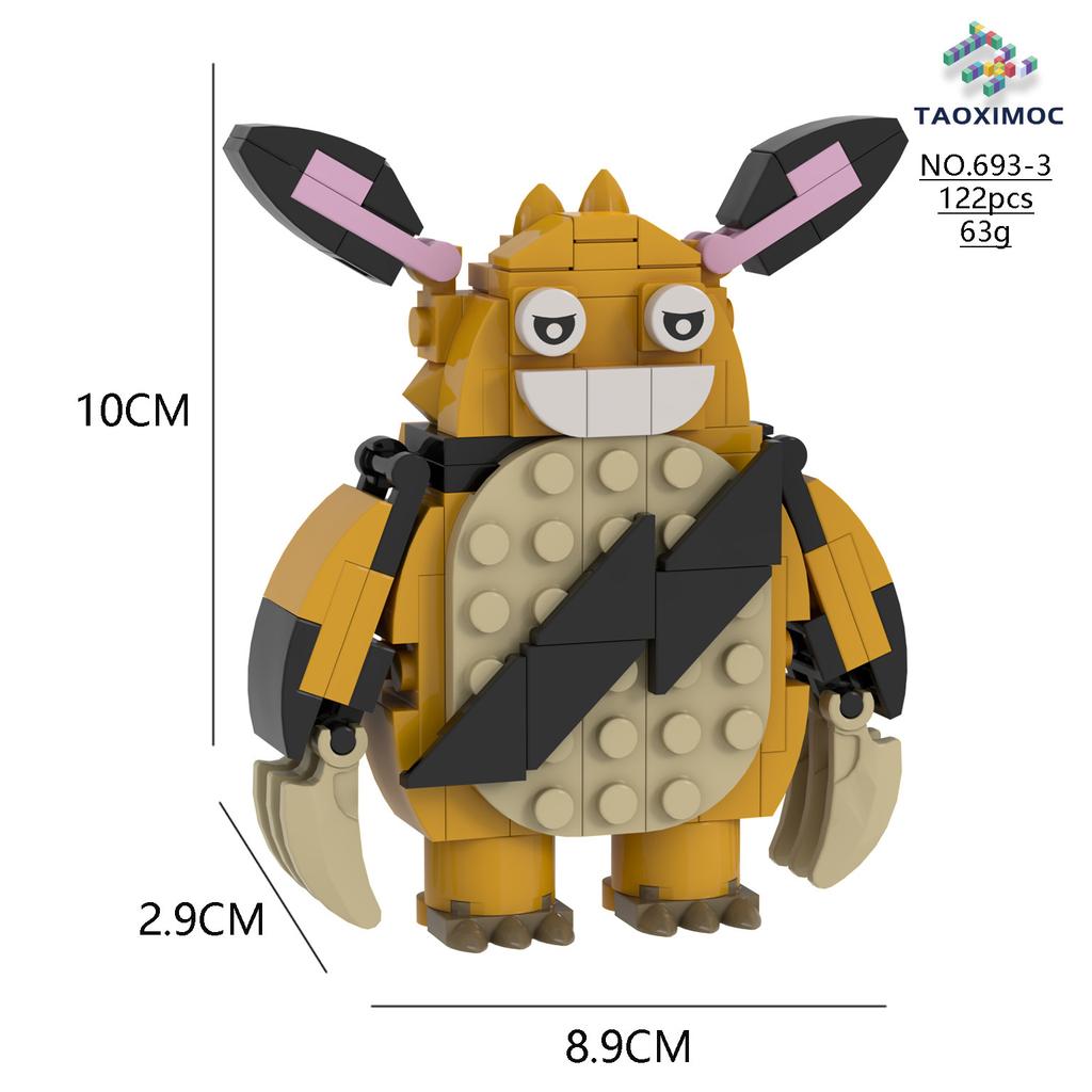 Palworld Series Model Building Block Figurines of Phantom Beast Palu