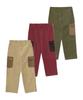PEACE MAKER Corduroy Point Cotton Work Pants (Burgundy)