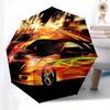 1pc City Racing Flame Trails Themed High-quality Umbrella,Automatic Opening and Closing Umbrella,Multi-functional Umbrella G0811165