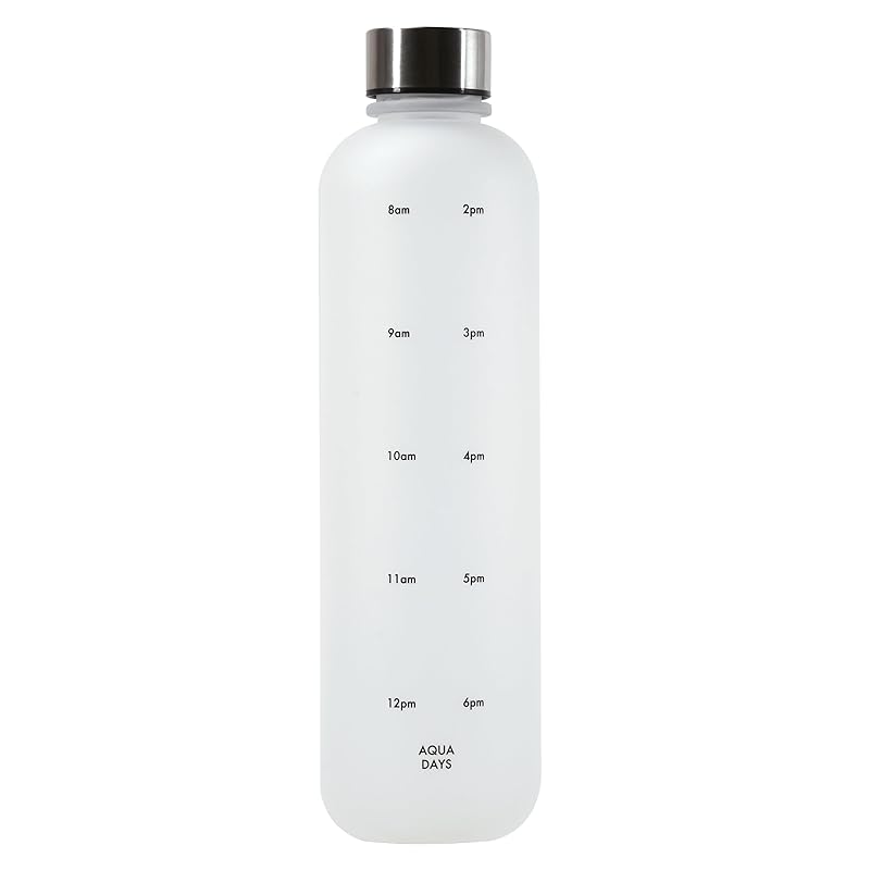 

pearl metal With time marker plastic bottle 1000 aqua days white HC-537