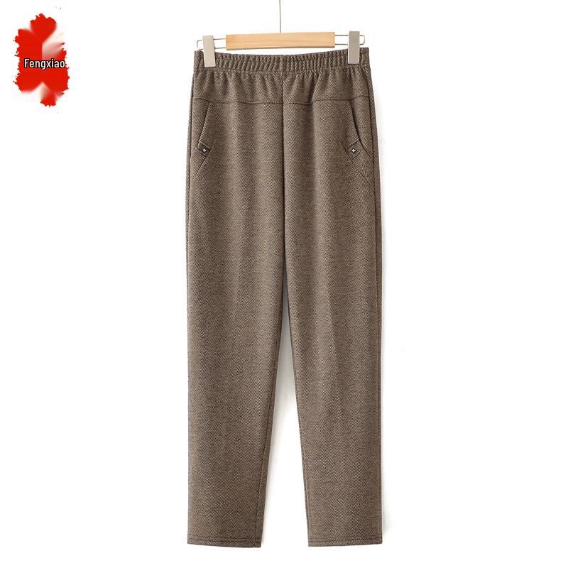 

Fengxiao Women s High-Waist Loose-Fit Autumn/Winter Pants 2XL