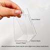30pcs/set High Transparency Acrylic Gift Box 3 Creative Handle Styles (heart-shaped/semi-circular) 9x4.5x5.5cm Compact Party Candy Packaging Boxes