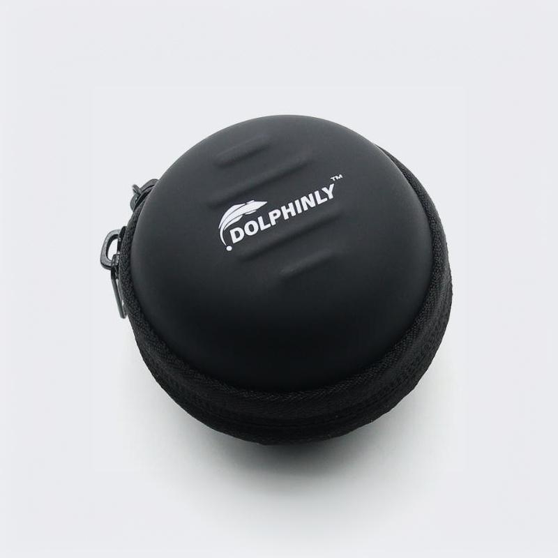 1Set Round Hard Shell Fishing Spool Case Portable Shockproof Bag For Spare Spinning Baitcasting Reel Spools Protective