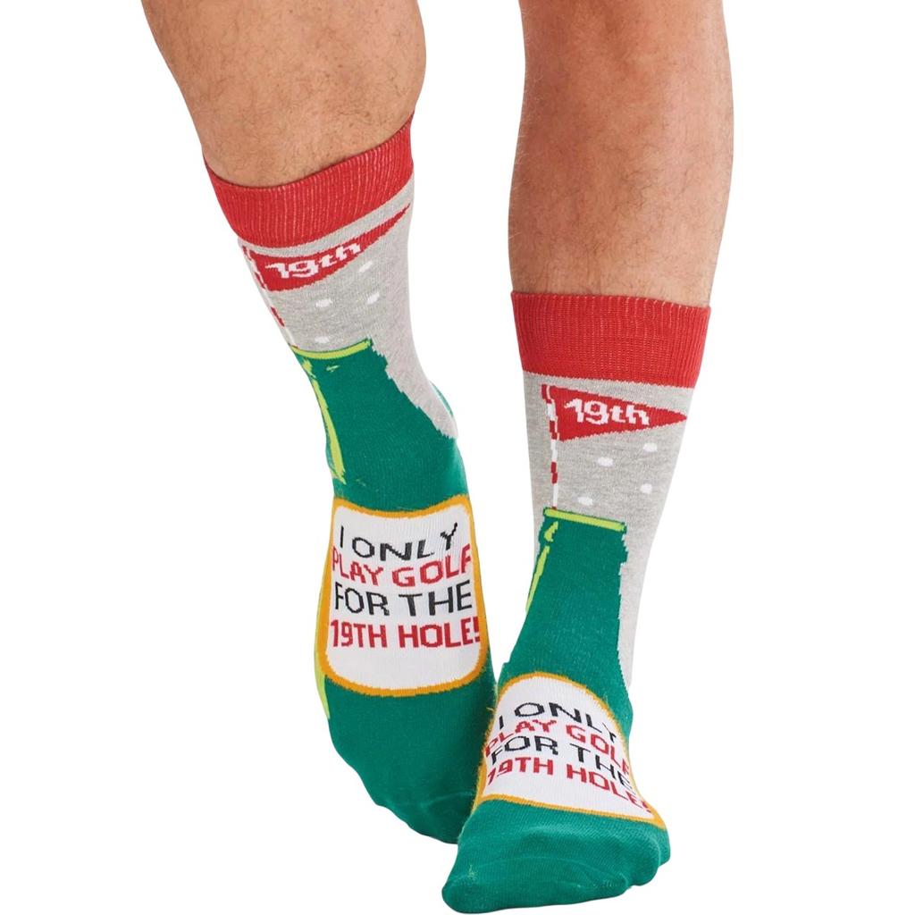 Soxy Mens Golf Ball Cotton Socks (Pack of 6)