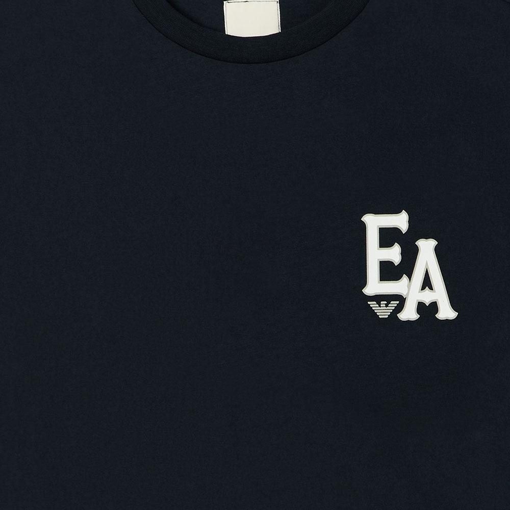 Emporio Armani Ea7 Pure Cotton Knitted Crew Neck Solid T-Shirt Men tops EM001717-AF14836-FB473