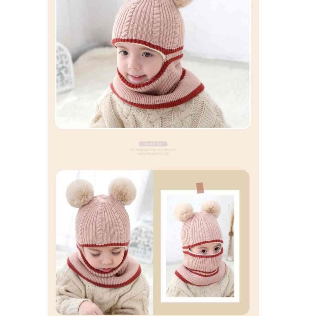 Kinderhüte, Fleece-Hüte, Verdickte Hüte, Warme Hüte, Wollmützen, Jungenhüte, Mädchenhüte, Kinderschals, Strickmützen