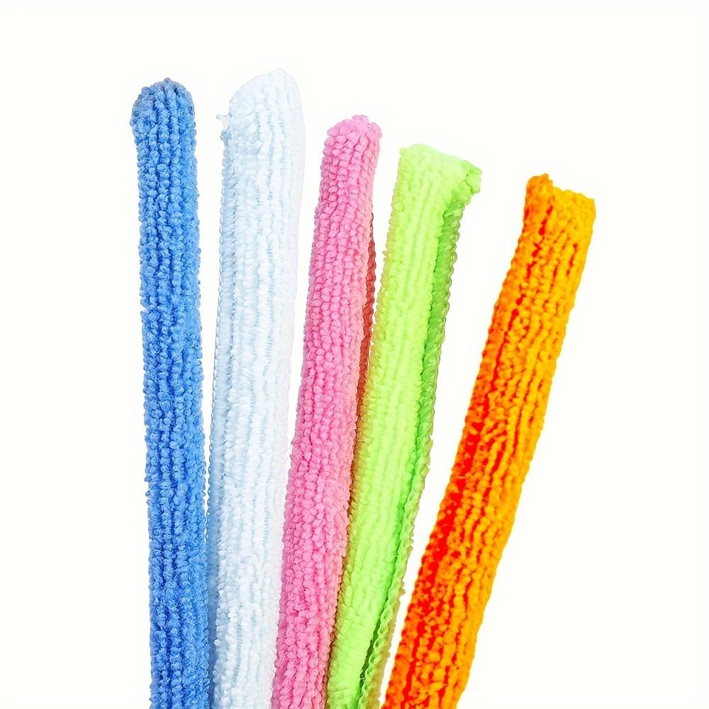 

6Pcs Random Color Microfiber Car Detail Cleaning Brush with Long Handle Perfect for Air Conditioner Blinds and Narrow Spaces. Red