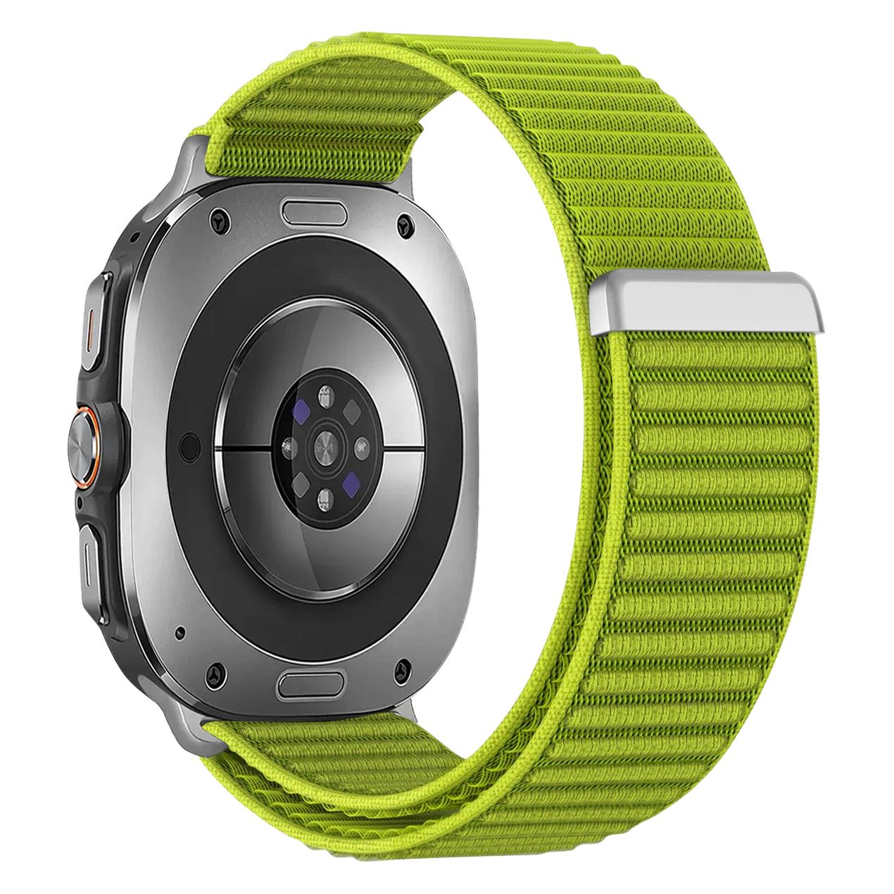 

Nylon Loop Comfortable Strap For Samsung Galaxy Watch 8 Classic 46mm Sport Bracelet Wristband For Samsung Watch 8 44mm 40mm Band Watch 8 Classic 46mm зелёный
