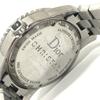 Dior CD113119 Crystal Diamond Bezel 16P Quartz Date Watch Round Face Wristwatch