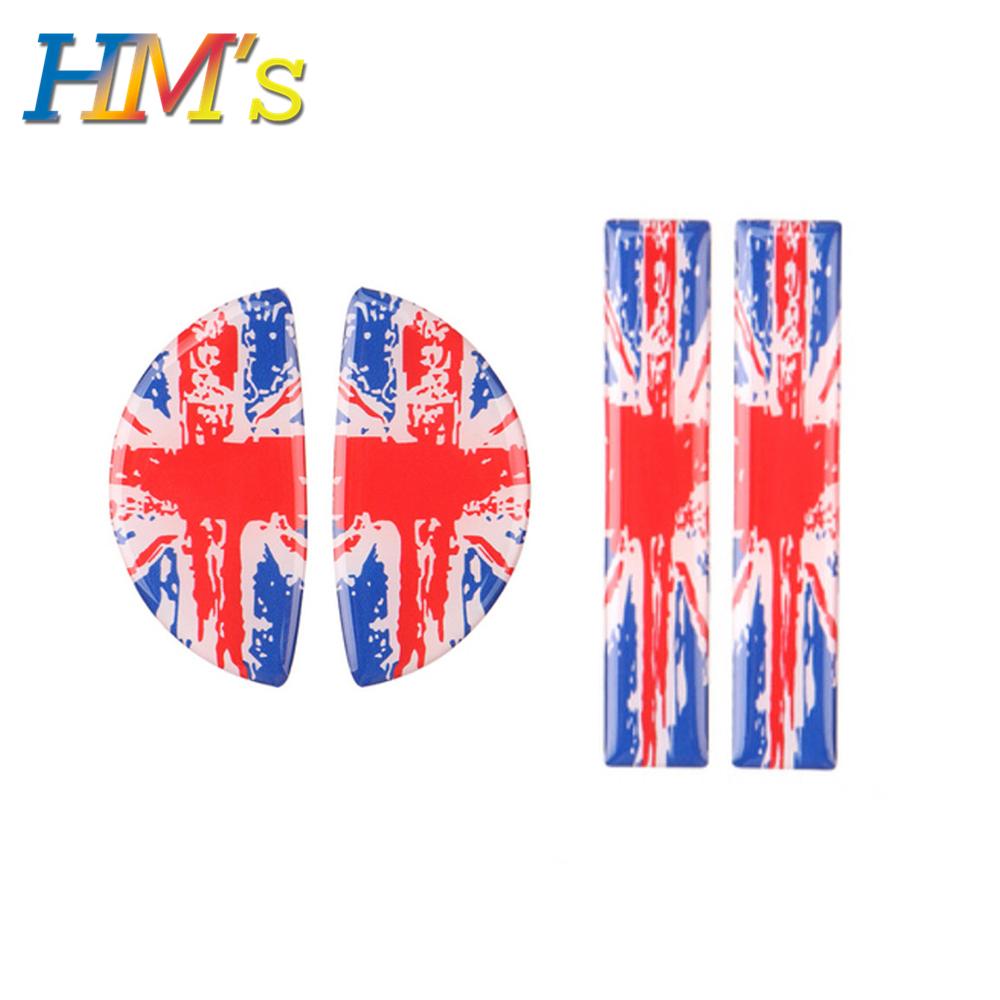 Interior Car Decoration Accessories Front Rear Door Handle Sticker Car Decal Styling Accessories For Mini Cooper F55 F56 F60 R60