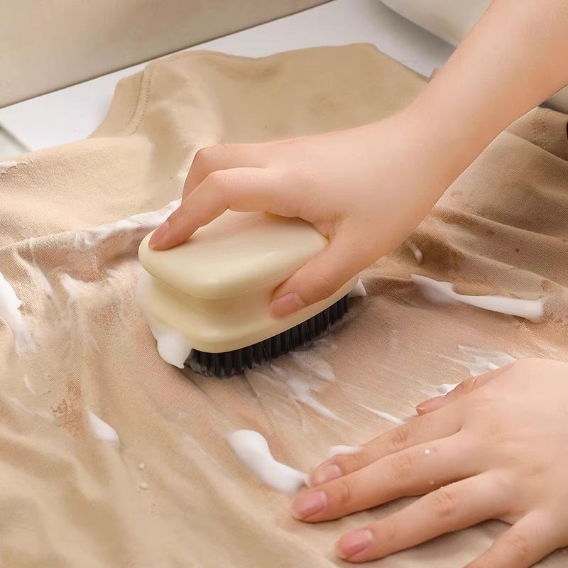 Soft Bristle Shoe Brush Set: Gentle Cleaning for Household Laundry & Shoes with Long Handle