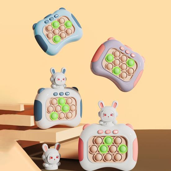 Push Bubble Game With Lanyard Light Up 4 Modes Handheld Funny Kids Adults