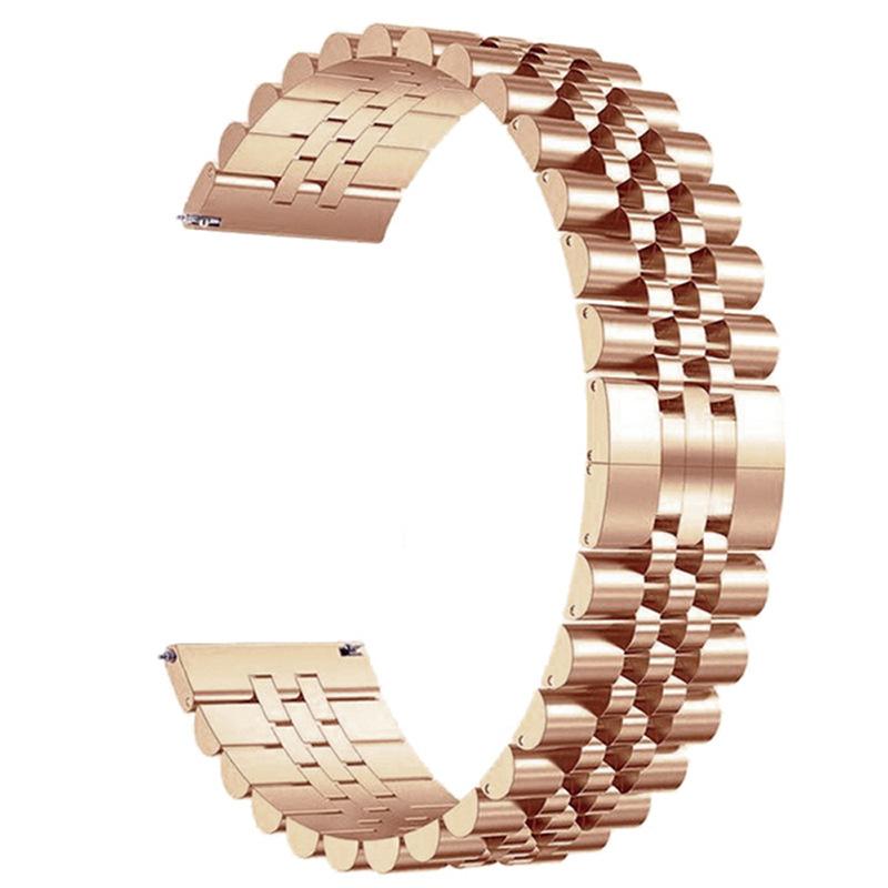 Classic 22mm Metal Watch Band for Huawei Watch GT 2 GT2 Pro GT3 Pro 46mm Stainless Steel Bracelet for Samsung Watch 3 45mm/Gear S3 Strap