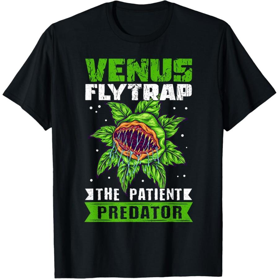Venus Flytrap_ The Patient Predator Carnivorous Venus Fly T-Shirt S