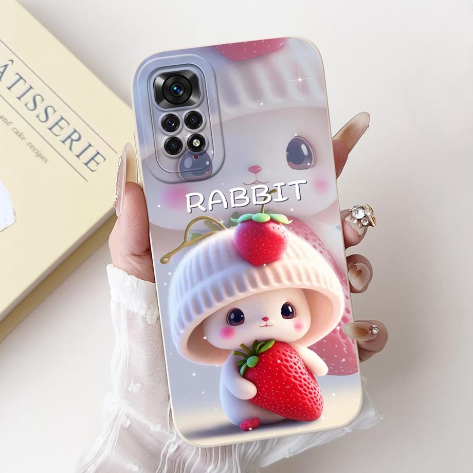 Case For Xiaomi Redmi Note 11 11s 11 Pro Pro+ 4G 5G Phone Case Note 11T Soft Silicone Funda Women Fashion Flower Printed Cover