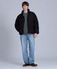 BASIC HOUSE Cable Round Neck Knit Melange Grey Lykt7101