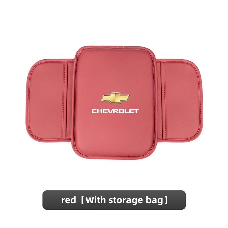 Car Leather Armrest Box Heighten Protective Pad Memory Foam Arm Rest Cushion For Chevrolet Silverado Impala Malibu Equinox Cruze