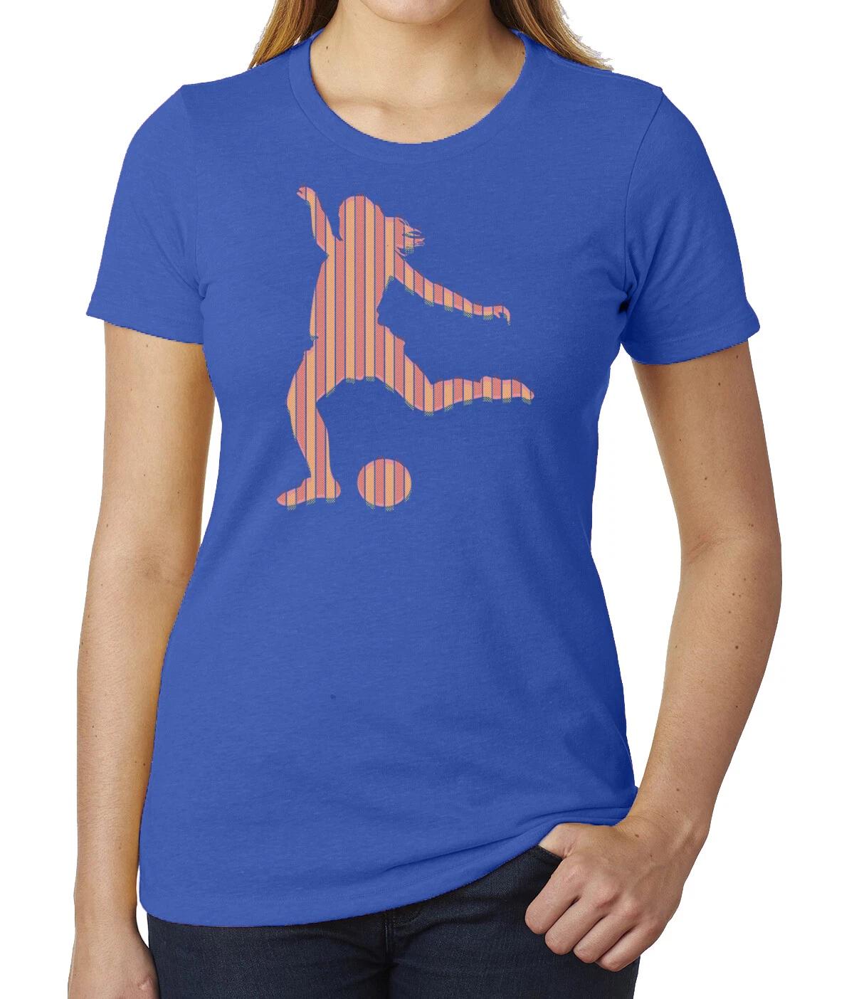 Woman Soccer Player, Cute Soccer T-Shirts, Woman s Soccer T-Shirts L