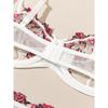 Nachtschönes sexy Damen-Unterwäsche-Set, 2-teilig, Blumenstickerei, Unterwäsche, sexy, erotische Dessous, Unterwäsche-Set