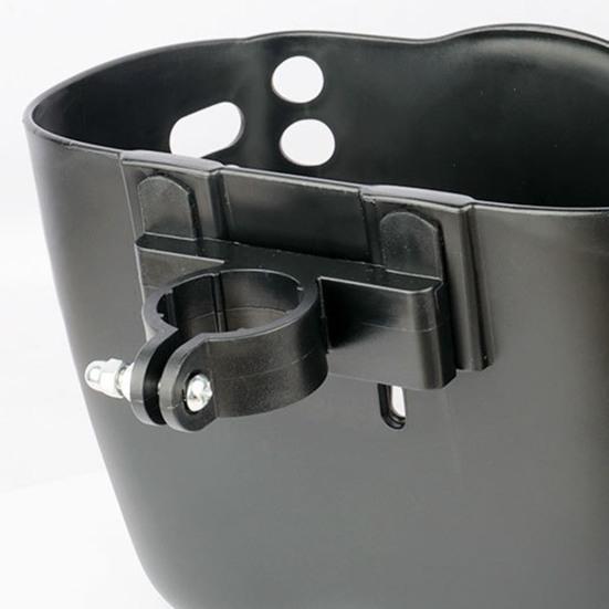 Bike Basket Hollow Out Thickened Hook Mounted DIY Sticker Stable Replacement Plastic Universal
