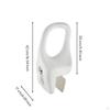 Bathtub Grab Handle NoTool Clampon Tub Rail Tool Bar for Women, Washroom